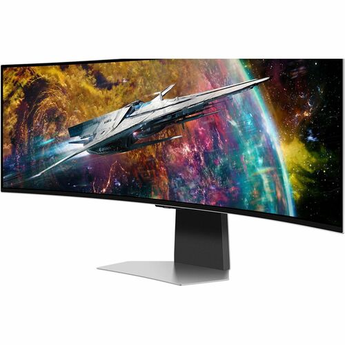 Samsung Odyssey G9 S49CG954EU 49" (124.5 cm) Class Dual Quad HD (DQHD) Curved Screen Gaming LED Monitor - 32:9 - Black - 4