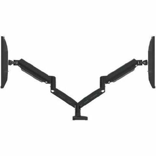 j5create JTSA102 Mounting Arm for Monitor - Black - Landscape/Portrait - Height Adjustable - 2 Display(s) Supported - 43.2