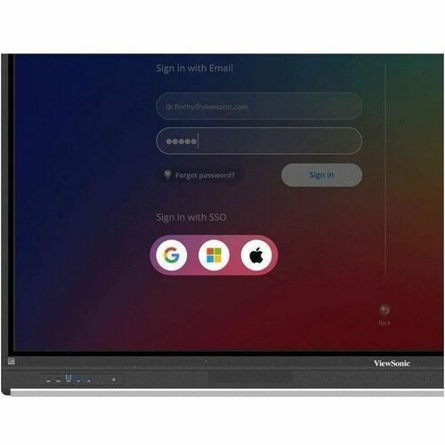 ViewSonic ViewBoard IFP6553 1651 mm 4K UHD LCD Collaboration Display - Infrarot (IrDA) - Touchscreen - 3840 x 2160 - 450 c