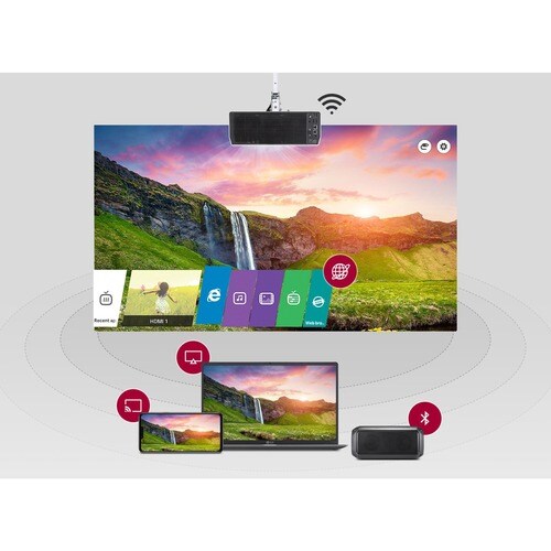 LG ProBeam Laser Projector - Front - 2160p - 5000 lm