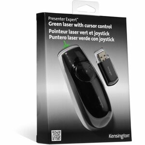 T?l?commande de pr?sentation avec joystick Presenter Expert - Sans fil - 4 Bouton(s) ? Pointeur Laser vert ? Radiofr?quenc
