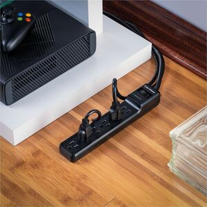 CyberPower CSB604 Essential 6 - Outlet Surge Protector with 900 J Surge Suppression - Clamping Voltage 500V, 4 ft Cord, NE
