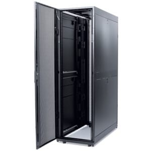 NetShelter SX 45U 600mm Wide x 1200mm Deep Enclosure with Sides Black