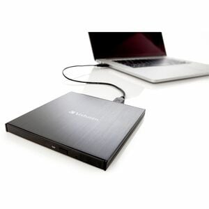 Masterizzatore Blu-ray Verbatim - Esterno - 1 Unità - Nero - BD-R, CD-R, DVD+R, DVD-R Supporto - 24x Scrittura CD - 6x Scr