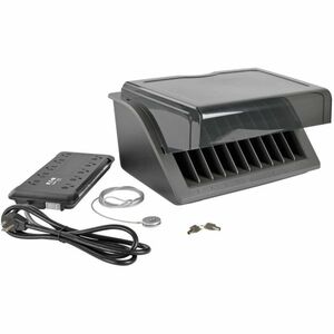 Eaton Tripp Lite Series 10-Device Desktop AC Charging Station with Surge Protector for Tablets, Laptops and E-Readers - Wi