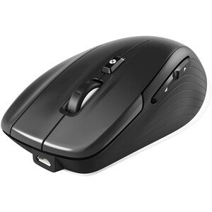 Souris Optique 3Dconnexion CadMouse - Bluetooth/Radio Fréquence - USB - 7 Bouton(s) - Noir, Argenté - Câble/sans fil - 2,4