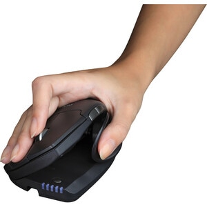 Contour Unimouse Mouse - PixArt PMW3330 - Cable - Black, Slate - USB - 2800 dpi - Scroll Wheel - 6 Button(s) - Left-handed