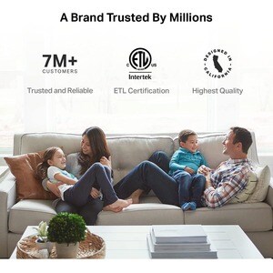 TP-Link Kasa Smart HS300 - Kasa Smart Plug Power Strip - Surge Protector with 6 Individually Controlled Smart Outlets and 