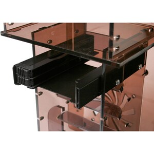 Icy Dock EZ-FIT PRO MB082SP-1 Drive Bay Adapter for 3.5" Internal - Black - 2 x HDD Supported - 2 x SSD Supported - 2 x To
