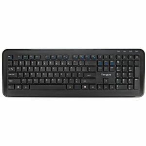 Targus KM610 Wireless Keyboard and Mouse Combo (Black) - USB Wireless RF 2.40 GHz Keyboard - Black - USB Wireless RF Mouse
