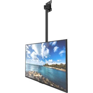 Kanto CM600 Ceiling Mount for Flat Panel Display - Black - Height Adjustable - 1 Display(s) Supported - 70" Screen Support