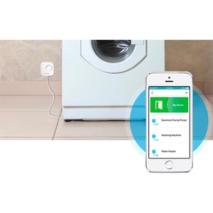 D-Link Liquid Leak Sensor - Wireless - Water Detection - 1.5 Year Battery - Wall Mount