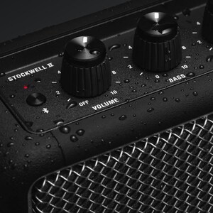 Marshall Stockwell II Portátil Bluetooth Sistema de colunas - 25 W RMS - Preto - 60 Hz para 20 kHz - Bateria recarregável