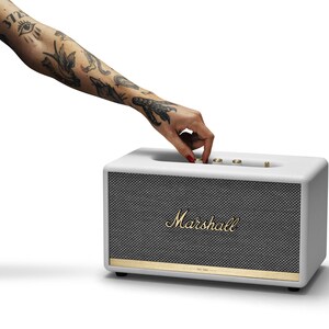 Marshall Stanmore II 2.1 Bluetooth Sistema de colunas - 80 W RMS - Branco - 50 Hz para 20 kHz