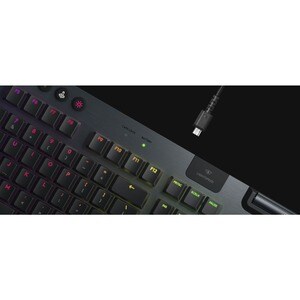 Tastiera gaming Logitech G915Wireless Connettività - USB Interfaccia - Inglese (US) - Nero - Meccanico Keyswitch - Bluetoo