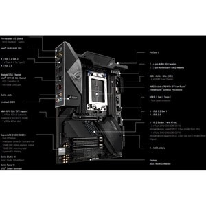 Asus ROG Strix TRX40-E Gaming Desktop Motherboard - AMD TRX40 Chipset - Socket sTRX4 - ATX - 256 GB DDR4 SDRAM Maximum RAM