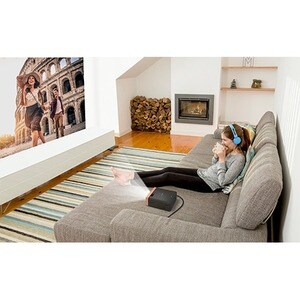 Epson EF-100 LCD Projector - 16:10 - Black - 1280 x 800 - Front, Rear - 12000 Hour Normal Mode - 20000 Hour Economy Mode -