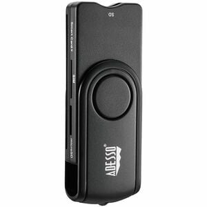 Adesso SCR-200 Smart Card Reader - Contact - USB 2.0 - Black - TAA Compliant