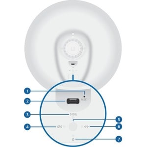 Ubiquiti LTU Pro LTU-Pro 600 Mbit/s Wireless Access Point - 5 GHz - 2 x Internal Antenna(s) - 1 x Network (RJ-45) - Gigabi