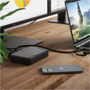 Universal Dock dual Display docking station HD monitors USB-C and USB-A devices 85W Power Delivery PD