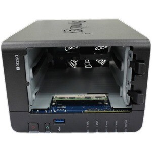 Synology DiskStation DS220+ 2 x Gesamtzahl Einschübe SAN/NAS-Speichersystem - Intel Celeron Dual-Core 2 GHz - 2 GB RAM - D