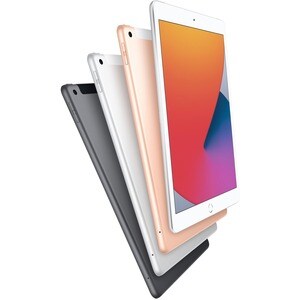 Apple iPad (8th Generation) Tablet - 25,9 cm (10,2 Zoll) - 3 GB RAM - 128 GB - iPadOS 14 - 4G - Grau - Apple A12 Bionic So