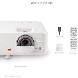 4K UHD Projector with 3200 Lumens, 240Hz, 4.2ms for Home Theater and Gaming - 3840 x 2160 - Front - 2160p - 6000 Hour Norm