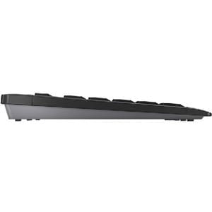 CHERRY STREAM DESKTOP Tastatur & Maus - Deutsch - Kabellos USB, Schwarz - Maus, Optische, Kabellos, USB, 2400 dpi Bewegung