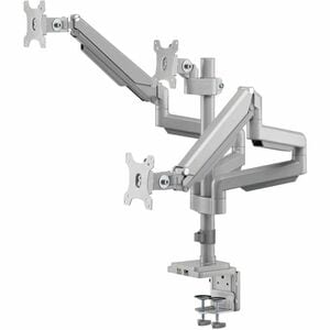 Tripp Lite series DDR1730TAL Desk Mount for Flat Panel Display, Monitor, HDTV - Silver - 3 Display(s) Supported - 30" Scre