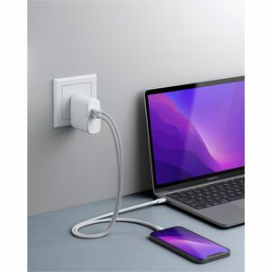 ALOGIC 2X68 Rapid Power 68W GaN Charger - ALOGIC 2X68 Rapid Power 68W GaN Charger - Includes 2m USB-C Charging Cable