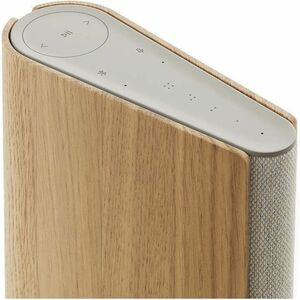 Bang & Olufsen Beosound Emerge Bluetooth Speaker System - Light Oak - Bookshelf, Shelf - 45 Hz to 22 kHz - Wireless LAN
