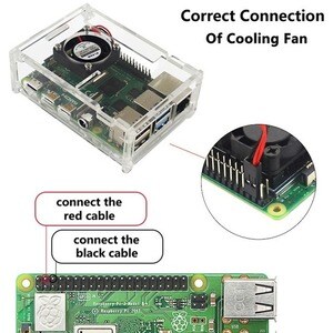 Raspberry Pi Single Board Computer für LCD-Display, Monitor - Module - Rot, Weiß - Cortex A72 - BCM2711 - Quad-Core - 1,50