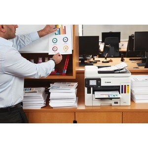 Stampante multifunzione a getto di inchiostro Canon MAXIFY GX7050 Wireless - Colore - Multicolore - Fotocopiatrice/Fax/Sta
