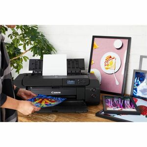 Canon PIXMA PRO-200 Desktop Wired/Wireless Inkjet Printer - Color - 4800 x 2400 dpi Print - Ethernet - Wireless LAN - Wire
