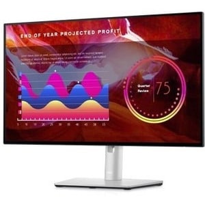 Dell UltraSharp U2422HE 24" Class Full HD LCD Monitor - 16:9 - Platinum Silver - 60.5 cm (23.8") Viewable - In-plane Switc