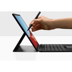 Microsoft- IMSourcing Surface Pro X Tablet - 13" - 3 GHz - 8 GB RAM - 128 GB SSD - Windows 10 Pro - 4G - Matte Black - Mic