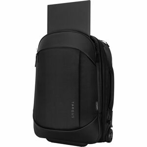 Targus Mobile Tech Traveler EcoSmart TBR040GL Carrying Case (Rolling Backpack) for 39.6 cm (15.6") Notebook - Black - Shou
