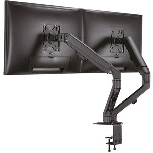 Neomounts Neomounts Pro Desk Mount for Display Screen, LCD Display - Black - Height Adjustable - 2 Display(s) Supported - 