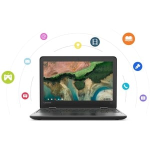 Lenovo 300e Chromebook 2nd Gen 81MB0066US 11.6" Touchscreen Convertible 2 in 1 Chromebook - HD - 1366 x 768 - Intel Celero