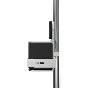 CTA Digital Magnetic Speaker Holder for PAD-PARAW and Mobile Floor Stands (White) - 3.8" Height x 8.3" Width x 4.5" Depth 