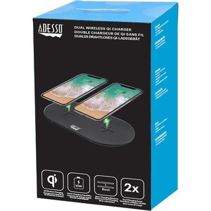 Adesso AUH-1040 Induction Charger - 12 V DC Input - Overcharge Protection