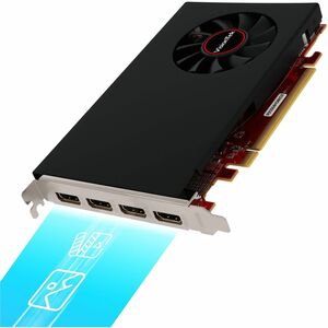 VisionTek AMD Radeon RX 550 Graphic Card - 4 GB GDDR5 - Full-height - 3840 x 2160 - 1.18 GHz Core - 128 bit Bus Width - HDMI