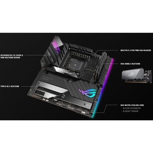 Asus ROG Crosshair VIII Extreme Desktop Motherboard - AMD X570 Chipset - Socket AM4 - Extended ATX - Ryzen 7, Ryzen 7 PRO,