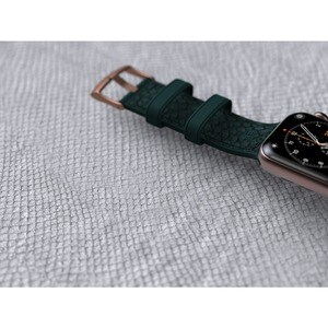 Njord byELEMENTS Salmon Leather Watch Strap - Apple Watch 44/45mm - Jörð. Type de produit: Collier, Type de dispositif com