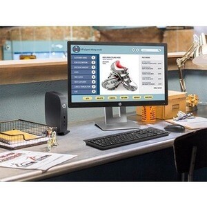 HP t540 Thin Client - AMD Ryzen R1305G Dual-core (2 Core) 1.50 GHz - AMD Chip - 8 GB RAM DDR4 SDRAM - 32 GB Flash - AMD Ra