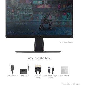ViewSonic Elite XG271QG 27 Zoll Class WQHD Gaming-LCD-Monitor - 16:9 Format - Schwarz - 68,6 cm (27 Zoll) Viewable - IPS-T