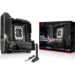 Asus ROG Strix Z690-I GAMING WIFI Gaming Desktop Motherboard - Intel Z690 Chipset - Socket LGA-1700 - Mini ITX - Pentium G
