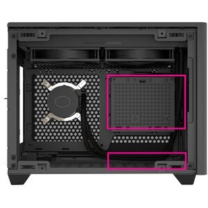 Cooler Master NR200P MAX NR200P-MCNN85-SL0 Computer Case - Mini-tower - Black, Gray - Steel, Mesh, ABS Plastic, Tempered G