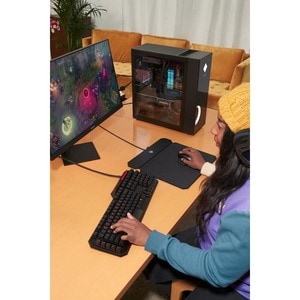 HP 鼠标垫 - 3.8 毫米 x 899.9 毫米 x 399.8 毫米 尺寸 - 黑 - 橡胶 - 防滑
