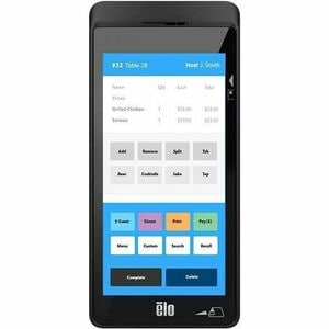 Elo M60 Rugged Handheld Terminal - 2D, 1D - 4G LTE - Black - 660 - 15.2 cm (6") - LCD - HD - 1440 x 720 - Touchscreen - 3